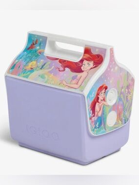 Disney x Igloo Little Mermaid Playmate Cooler 7 Qt 6 L 9 Cans Made In USA NWT